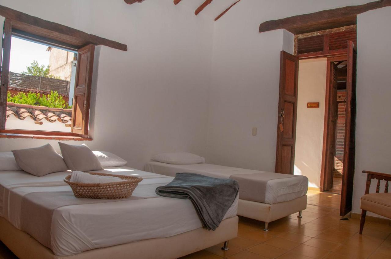 La Juanita Hostel Barichara Dış mekan fotoğraf